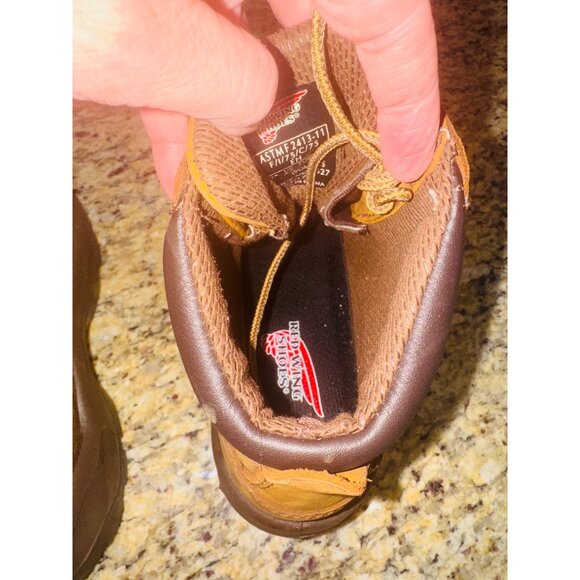 Red Wing Shoes Flexbond Waterproof Workwear Steel Toe Safety Boots  2327 Brown - Picture 10 of 15